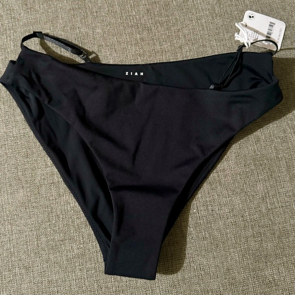 Free People x Ziah Mae Bikini Bottoms Black Size 8 NWT - Picture 2 of 10